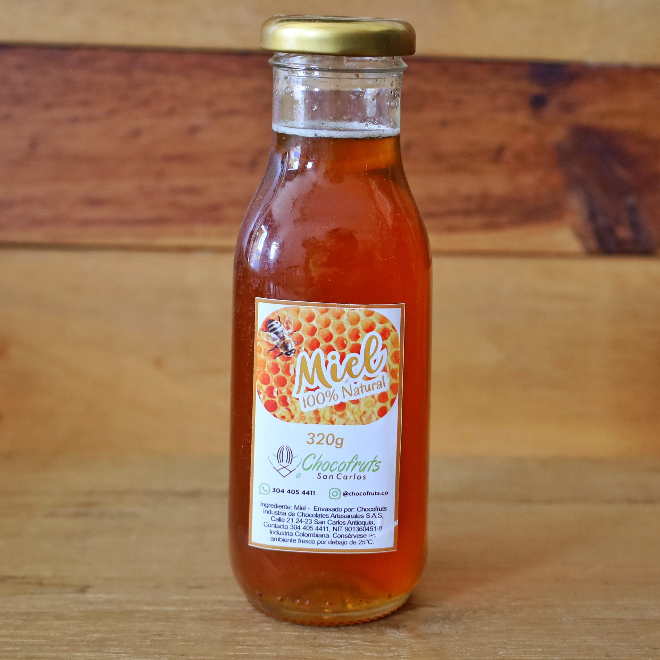 Miel de abeja 100% pura - 320g