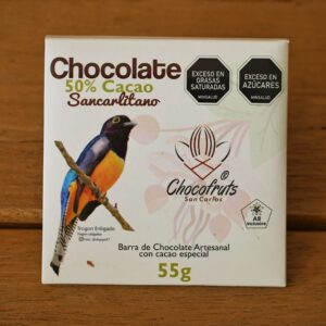 Barra de Chocolate Real sin leche con ají 50% - 55g
