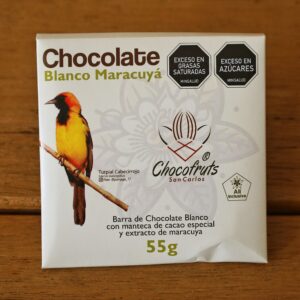 Barra de Chocolate Blanco 50% con Maracuyá - 55g